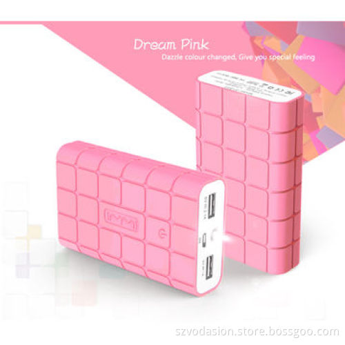 Wholesale New Unique Design Portable 8,000mAh Mobile Power Supply w/Dual USB Output and Flashlight